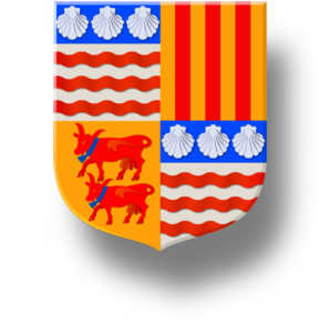 Blason et armoiries famille d'Anjony