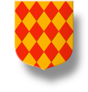 Blason et armoiries famille de La Fontaine d'Esches