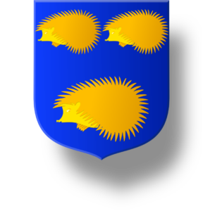 Blason et armoiries famille de La Cous