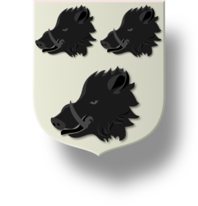 Blason et armoiries famille Hue de Mirosmenil