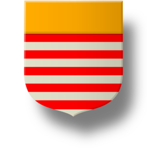 Blasonet armoiries famille de Boslebrog