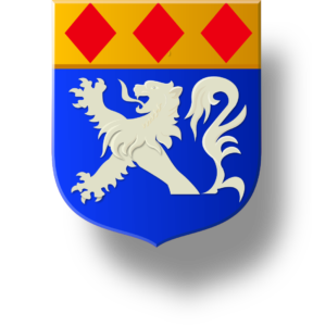 Blason et armoireis famille de Jossaud