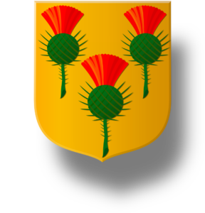 Blason et armoiries famille de Cardon de Sandrans
